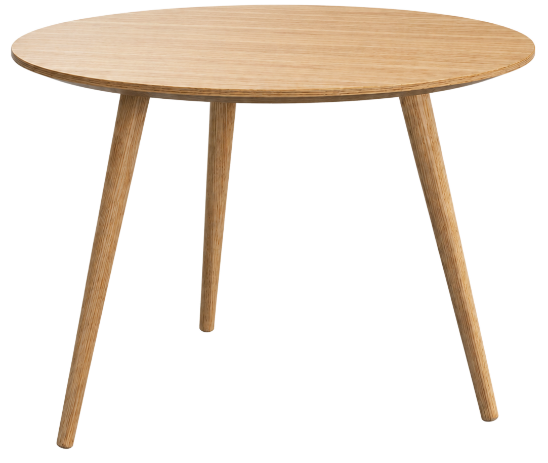 A small round table